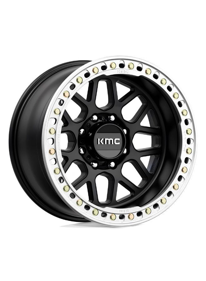 كي ام سي KM235 (بيدلوك) جرينيد كراول 17×9 5×127 ET-38 CB71.5 أسود ساتان - Image 3